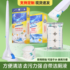 オーストラリアの使い捨てトイレブラシ水洗浄ブラシヘッド洗浄強力汚れ除去トイレブラシセット