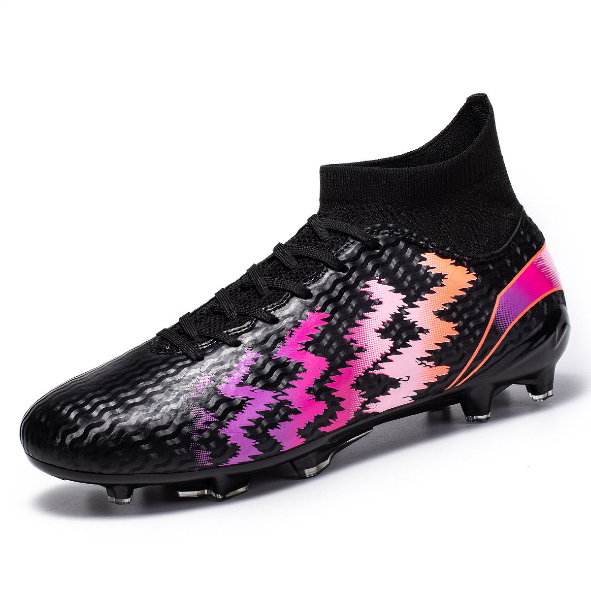 Nuevos zapatos de entrenamiento de césped para hombres y mujeres, zapatos de fútbol de césped transpirables, zapatos de fútbol