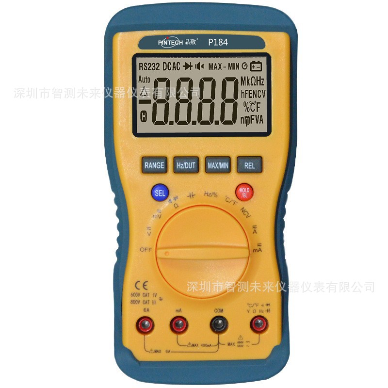 PINTECH品致P184多功能高精度全自动智能数字万用表800V电表测试