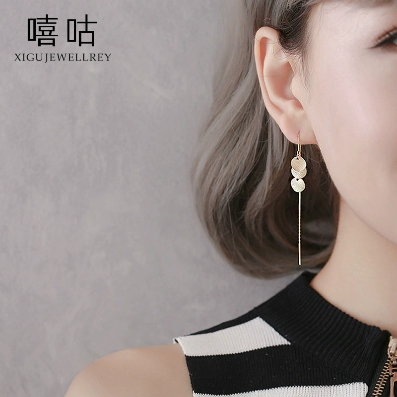 Стильные серьги-матte, клипсы, проба silver 925