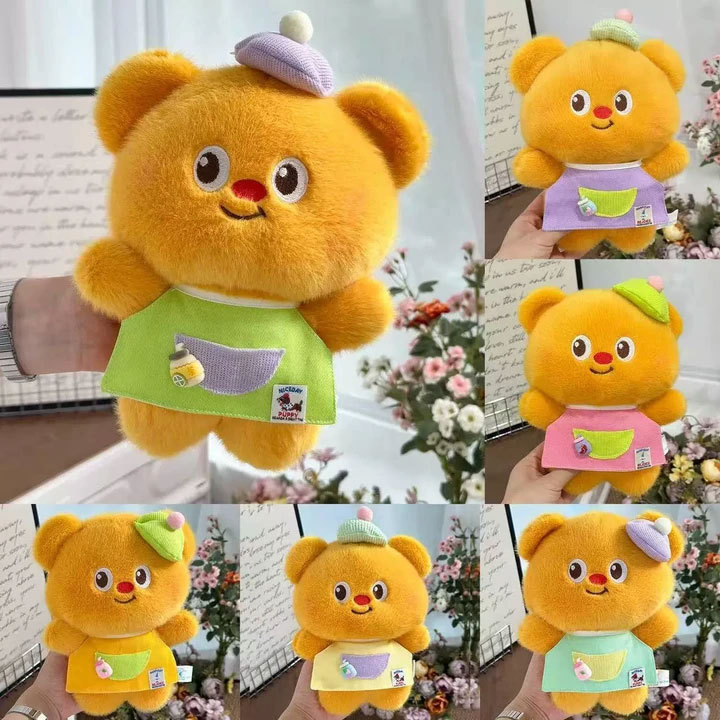 Yan venta al por mayor de 8 pulgadas máquina de garras muñeca de peluche boutique máquina de agarre muñeca boda regalo muñeca de oso