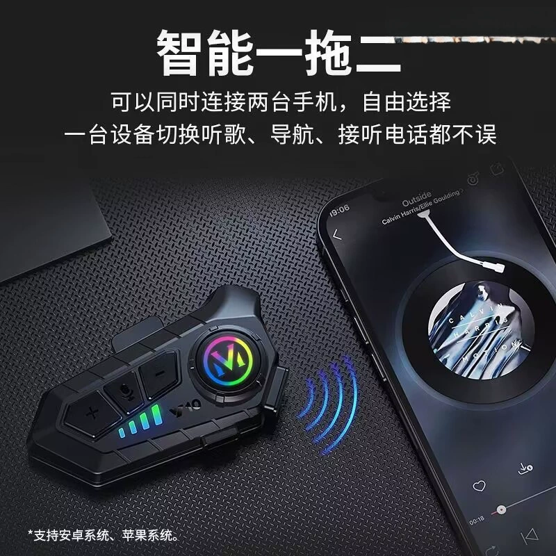 Наушники, водонепроницаемый радионяни, полуторный шлем, Bluetooth