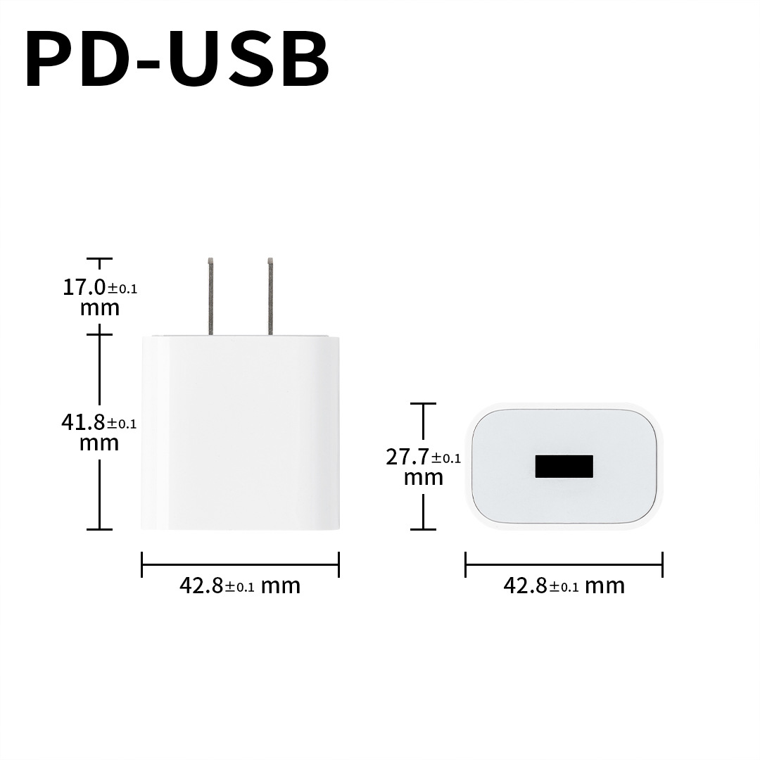 20W30W35W美规印度规充电器手机USB适用C口手机充电器壳子厂家