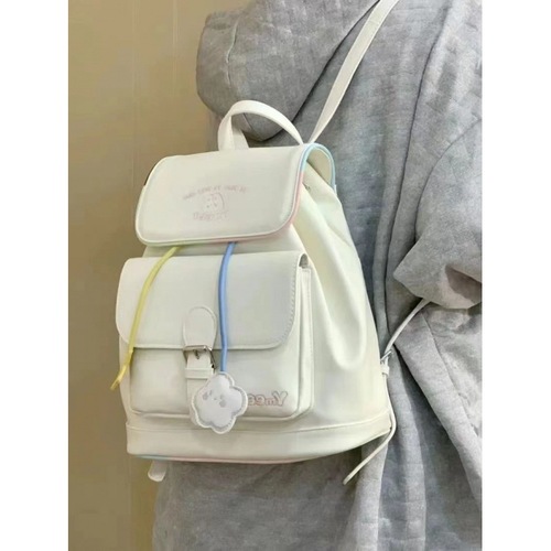 Niche Design Autumn/Winter Travel Bag Student School Large Capacity Dual Shoulder Bag Super Cute and Charming Backpack for Girls