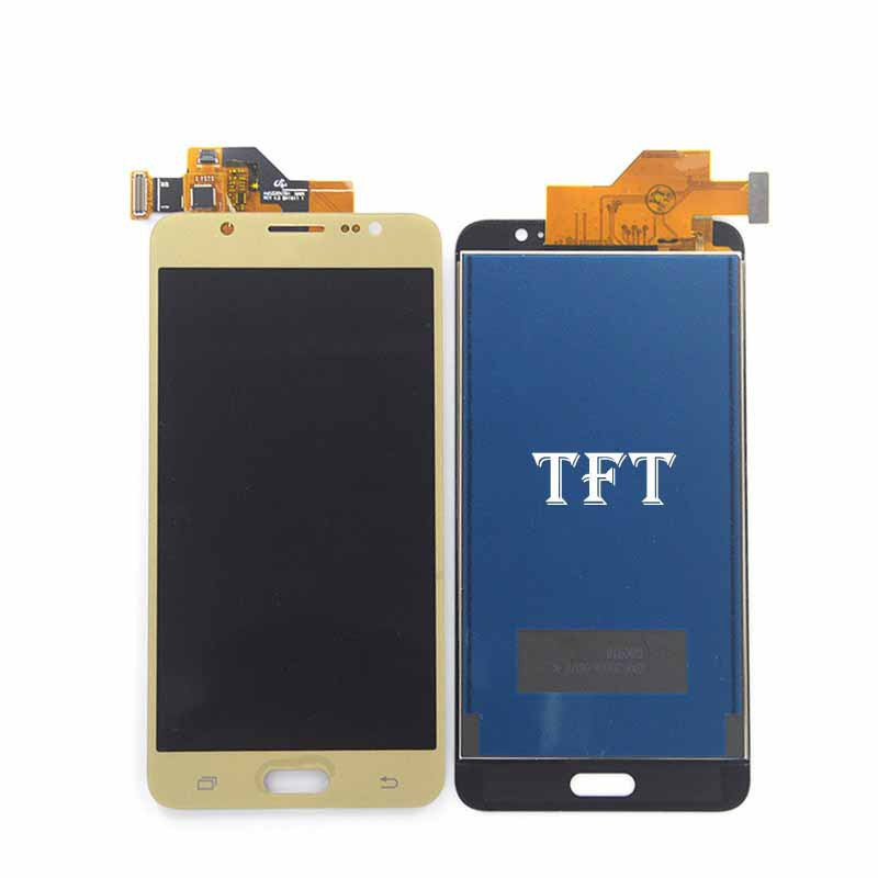 Para pantalla J510 J510F/J5108 LCD Galaxy J5 2016 conjunto de pantalla interior y exterior
