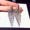 Shiny earrings, style