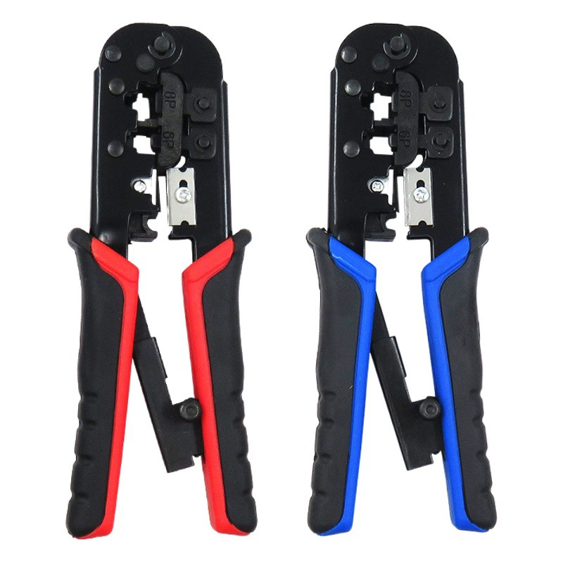 N568R трудосберегающие плоскогубцы с храповым механизмом двойного назначения сетевые плоскогубцы сетевые Клещи для обжима Crystal Head Professional Home 6p8
