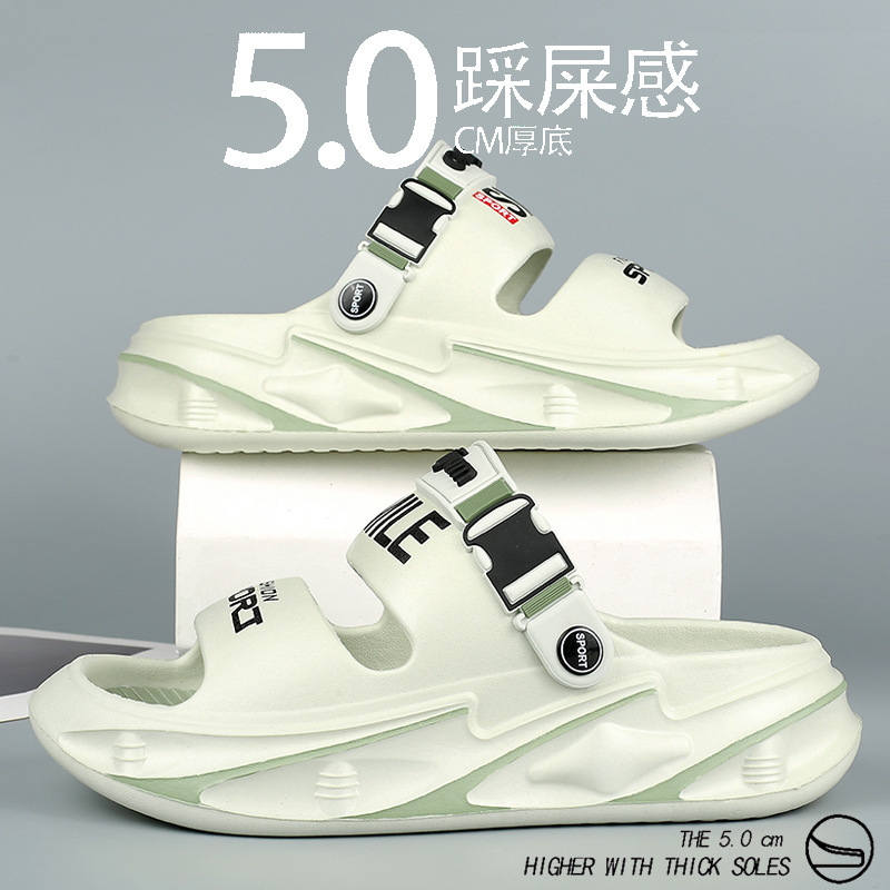 Sandalias para hombres de verano nuevas zapatillas antideslizantes para una pareja de zapatillas de playa ligeras transpirables EVA