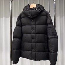 蒙家雅玛明星同款保暖面包服冬季新款哑光男女情侣休闲连帽羽绒服