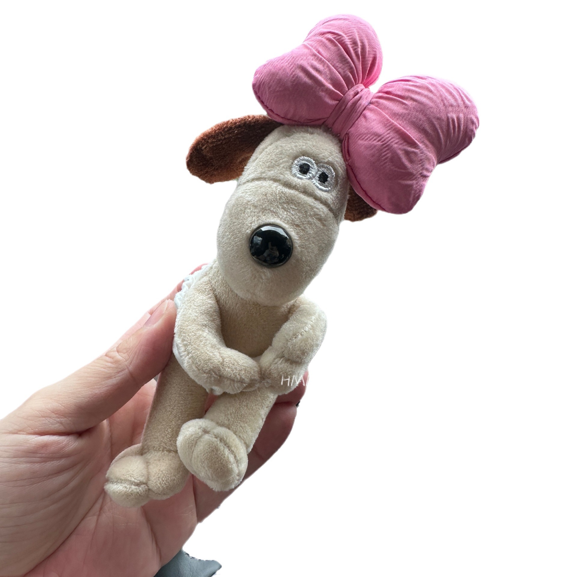 Kit de materiales para hacer una linda decoración de palanca de cambios de coche con forma de perro, adorno de peluche para el interior del coche, regalo de cumpleaños moderno.