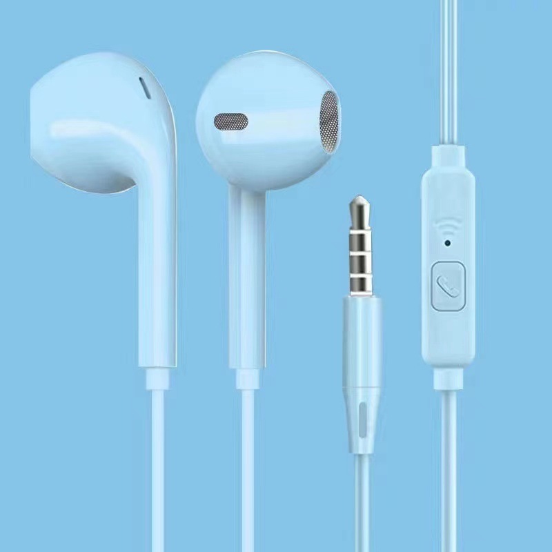 マカロン入耳式イヤホン3.5mm線制御麦有線イヤホン付き重低音イヤホン|undefined