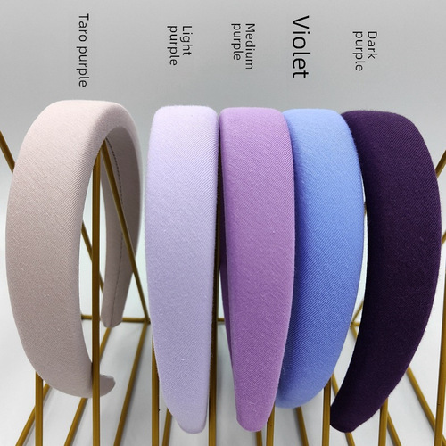 Candy Color Pure Cotton Headband 34 Colors Hyoja Style Korean Minimalist Thin Foam Hairband Won Bin Wang Can Same Version Celebrity Hairband