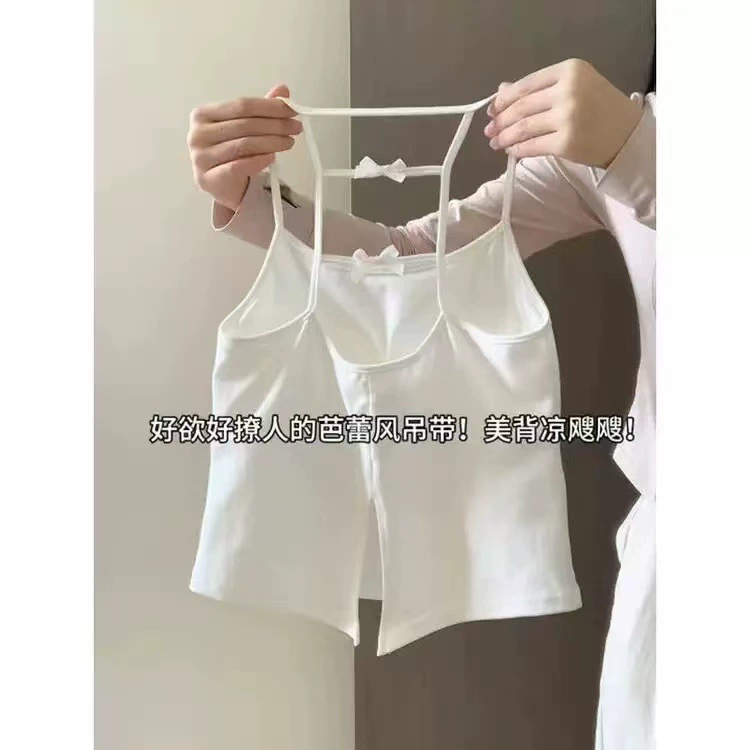 Хлопковый бант синий камзол жилет для женщин