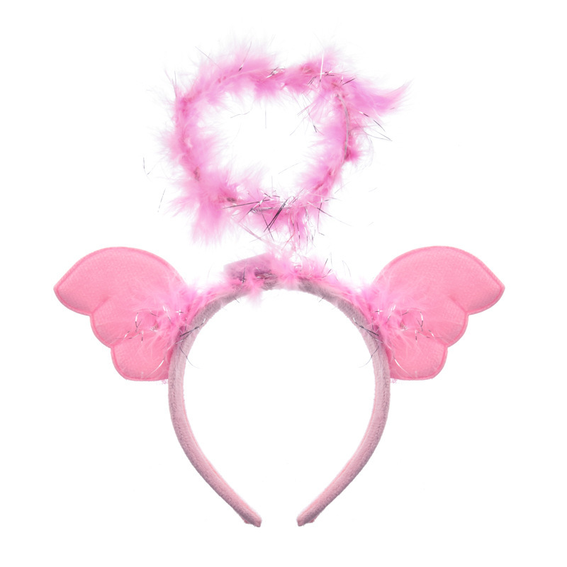 Alas de plumas luminosas transfronterizas apoyos chica elfo alas de Ángel Día del niño rendimiento en el escenario mariposa