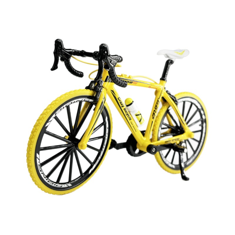 クロスボーダーDIY組立合金自転車模型1対8シミュレーション創意組立コース曲がり角自転車置物