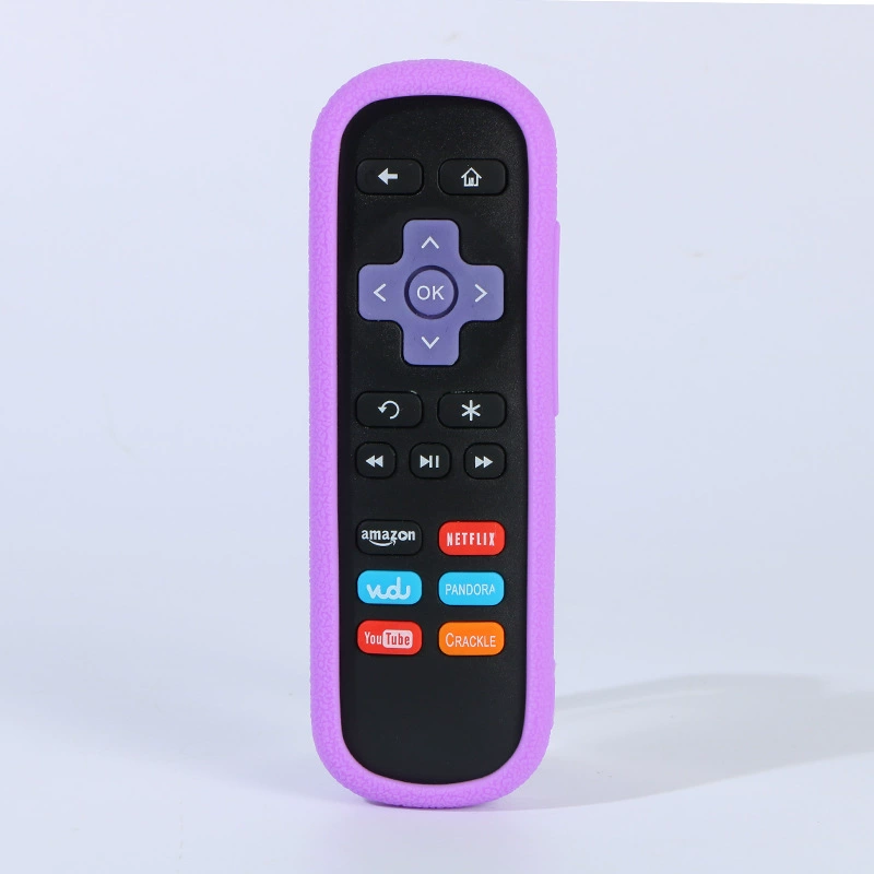 Universal silicone remote control, rainbow protective case, increased thickness, fall protection