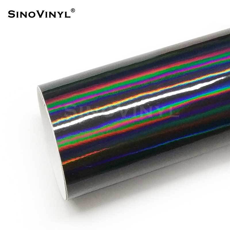 Carlake colorido galvanoplastia láser plata coche que cambia de color película color mágico camaleón toda la película del coche etiqueta engomada de la decoración del cuerpo