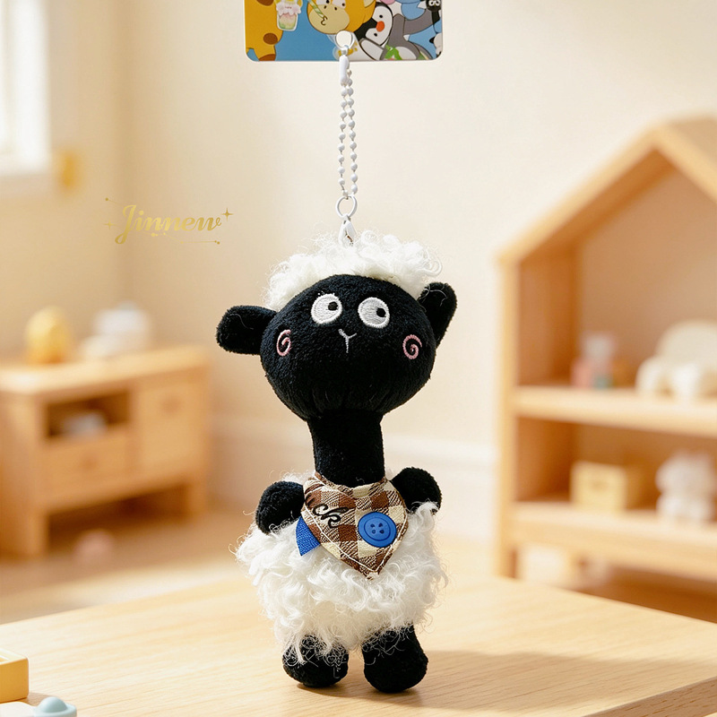 Jinnew Original Mini Long-necked Cute Animal Plush Keychain Pendant Small Gift Wholesale Jinnew Original Mini Long-necked Cute Animal Plush Keychain Pendant Small Gift Wholesale