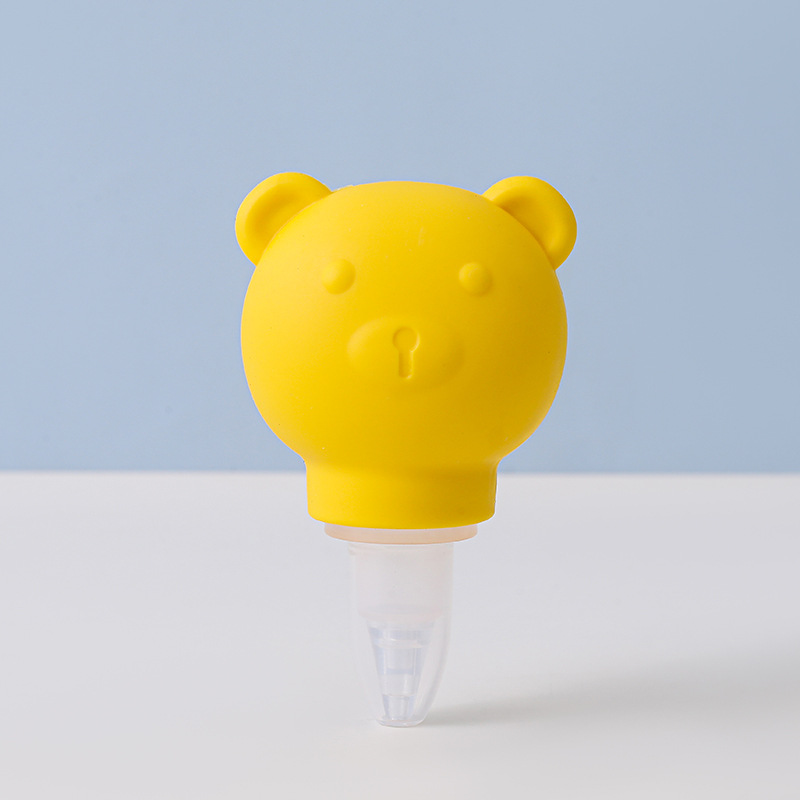 Aspirador Nasal Manual para Bebé de Silicona y PP para Limpieza Nasal