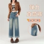 修身新款春秋季高腰烟管裤