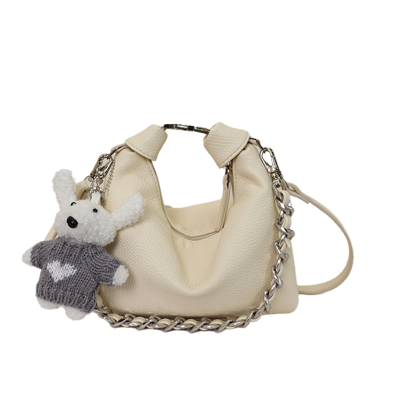 Korean Style Designer Damentasche Mit Kette Macaron Umhängetasche_voghion.com