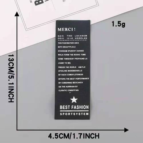 New fashion letters multi-color seal series clothing accessories luggage accessories patches stickers offset printed cloth labels washable