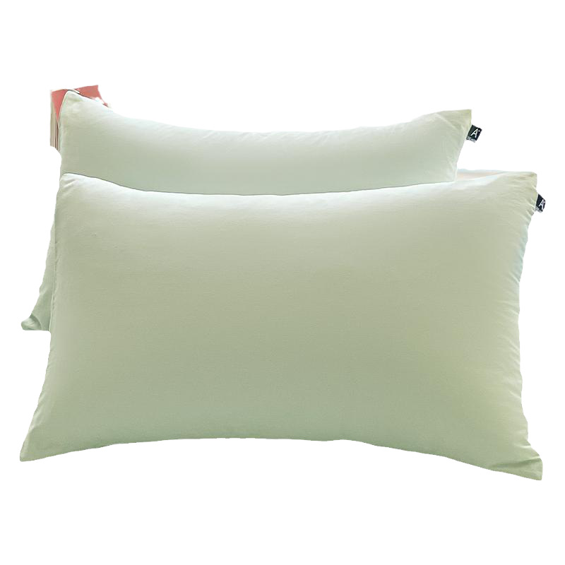 Funda de almohada de algodón de color sólido, un par de fundas de almohada especiales de dormitorio de algodón puro, una sola funda de forro de almohada de 48cm x 74cm 1