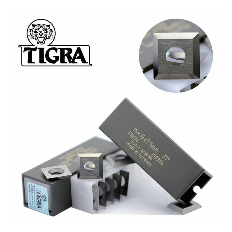 德国虎牌螺旋刀片杨木桦木柞木家具TIGAR舍弃式刀片刨砂光机木工