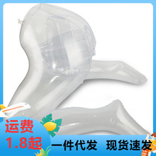 M腿透明充气式皮子娃娃男用玩具成人情趣用品名器炮架软胶
