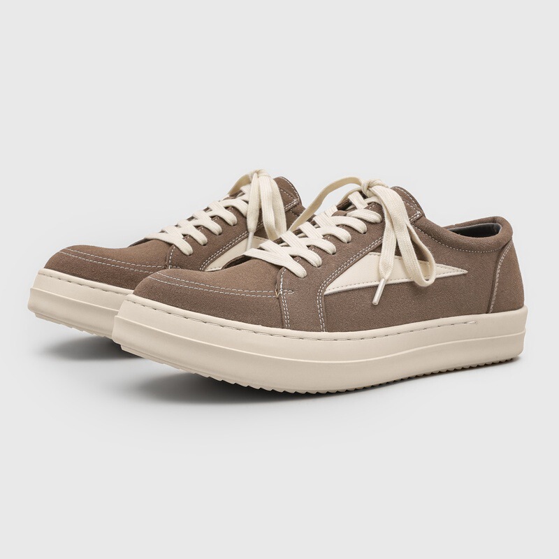 Inverted Triangle American-Style Casual Sneakers for Men and Women, New Breathable Large-Toe Shoes, Couple's Low-Top Brown German Training Shoes - 25109 Inverted Triangle American-Style Casual Sneakers for Men and Women, New Breathable Large-Toe Shoes, Couple's Low-Top Brown German Training Shoes - 25109