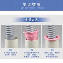 ✅下水管防臭密封圈洗衣机排水管接头下水道硅胶芯防臭塞地漏防反