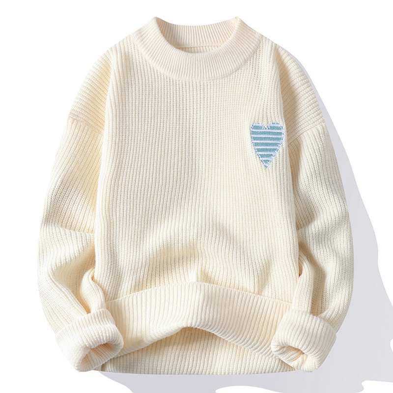 Men's Clothing special supply of autumn sweaters for men, this year's new half high collar base wool clothes, casual knitted sweaters for men_voghion.com