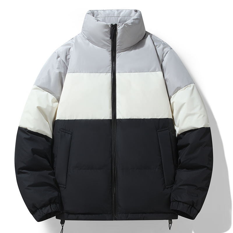 Nuevo estándar nacional de 90 blanco para hombres grueso chaqueta púrpura chaqueta antifría transfronteriza ropa de trabajo chaqueta de pluma personalizada