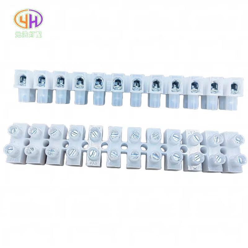 Gold pen terminal PA9 wire terminal certification terminal column nylon flame retardant wire strip closed terminal supply