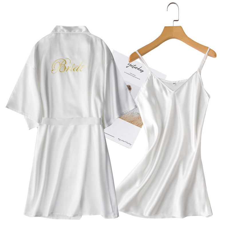 반팔 신부 + 서스펜더 화이트