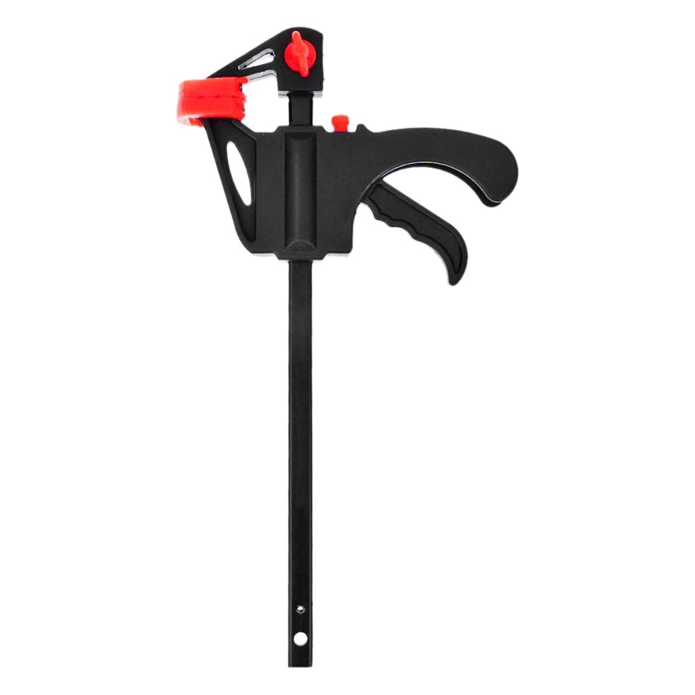 Abrazadera Tipo F para Carpintería y Fabricación de Muebles, de Metal, Colores Rojo/Naranja, Tamaños 4/6/10/12 Pulgadas.