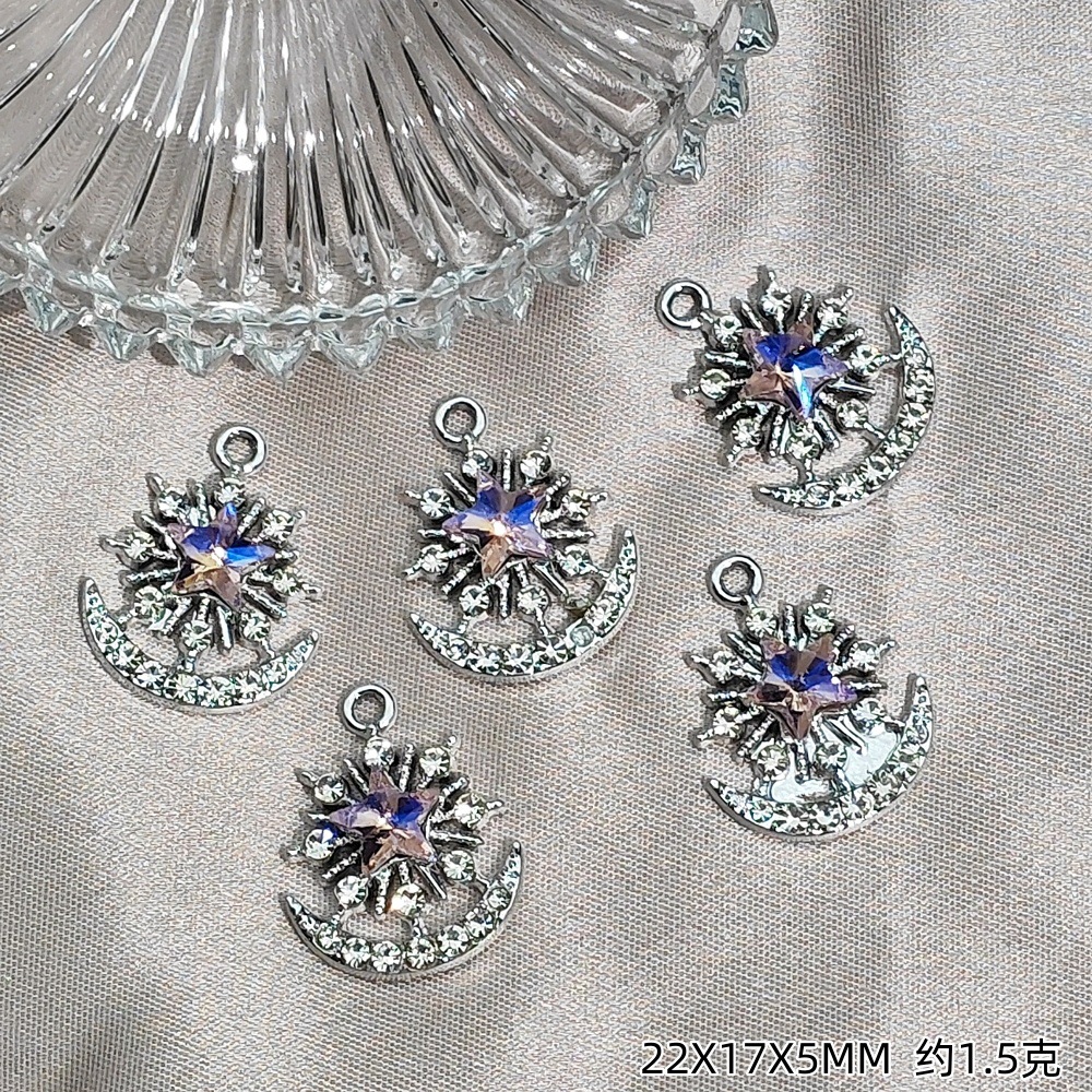 Exquisitos accesorios de joyería colgante de diamante de alta protección ultravioleta al por mayor collar DIY artesanal colgante de materiales de ropa de pulsera