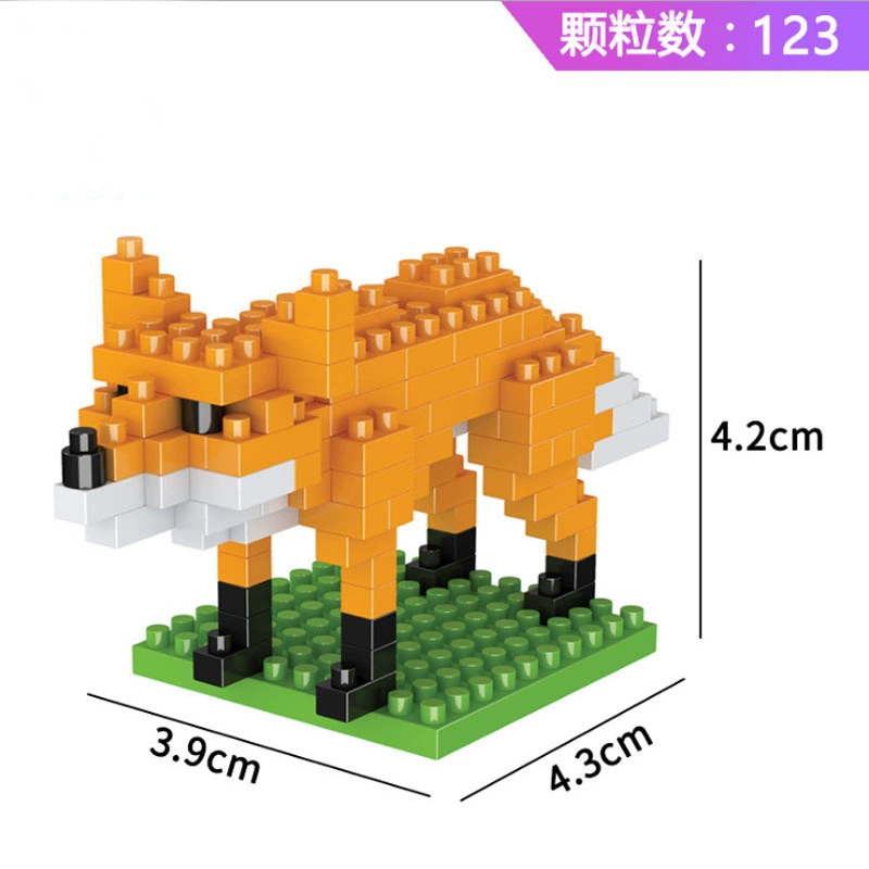 Intellectual constructor, small toy, cartoon dinosaur, Birthday gift