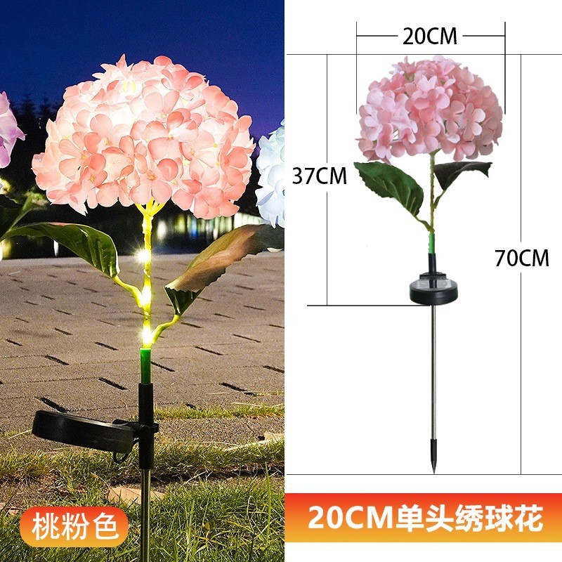 Luces solares para césped con flores artificiales (lirios, girasoles, rosas, dientes de león) y cables de cobre, decoración de exterior, producto transfronterizo image 68