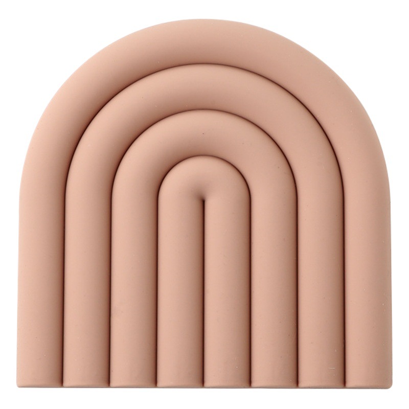 Venta caliente transfronteriza de silicona olla estera tazón Mat mantel cojín de silicona TABLA DE Amazon Home Rainbow Mat