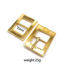 锌合金1英寸日字方针扣 挂镀浅金色 手袋包包五金一站式采购中心