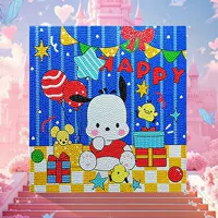 Мультяшная детская умная игрушка, наклейки, ручная работа, новая коллекция, (международная торговля), инкрустированная кристаллом