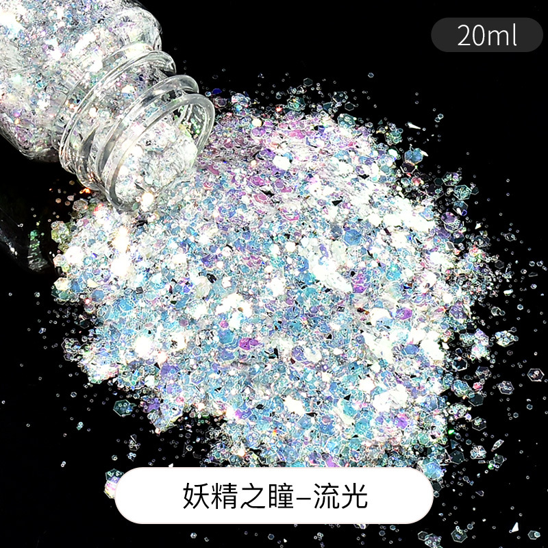 polvo brillante DIY material sequinilla goteo AB molde resina UV aceite Mahjong relleno joyas auriculares ilusión