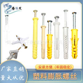 腾隆发五金 膨胀螺栓 膨胀螺丝 膨胀管 膨胀钉 塑料胀栓 墙塞螺丝