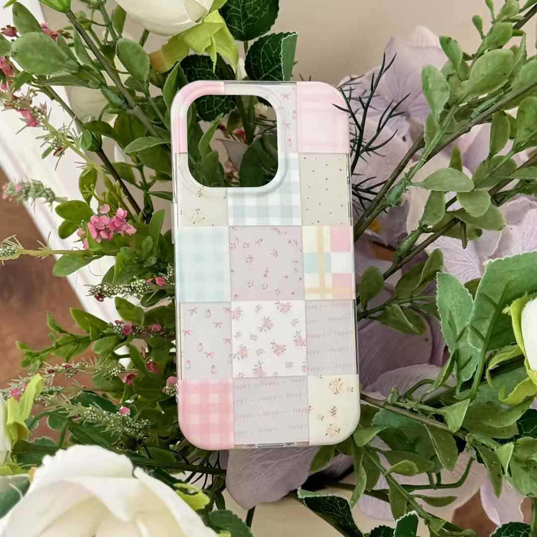Gentle Phoenix ins empalme floral para iphone16 soporte 15ProMax Apple 14/13 funda para teléfono móvil 16PM