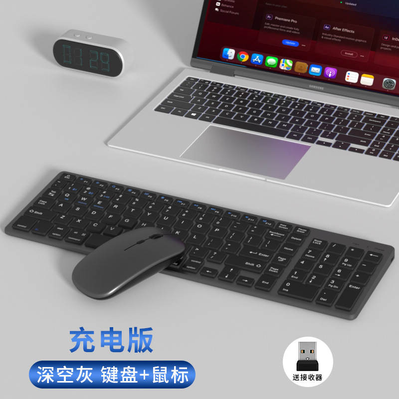 102키 블루투스 듀얼 모드 그레이+블랙+패키지