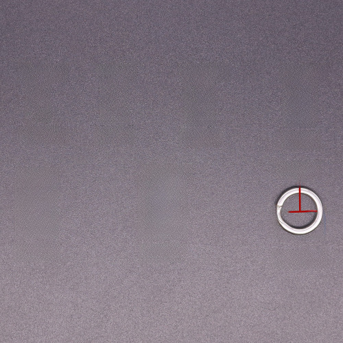 High-intensity cross-border retail bagged lure double ring fishing accessories double ring stainless steel lure flattened double ring