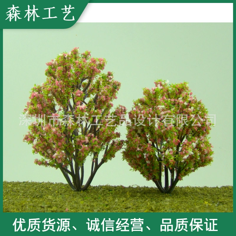 Песочный стол Строительная Модель Дерево мох микропейзаж Украшение Моделирование растение цветок дерево четыре ветки tree-D3