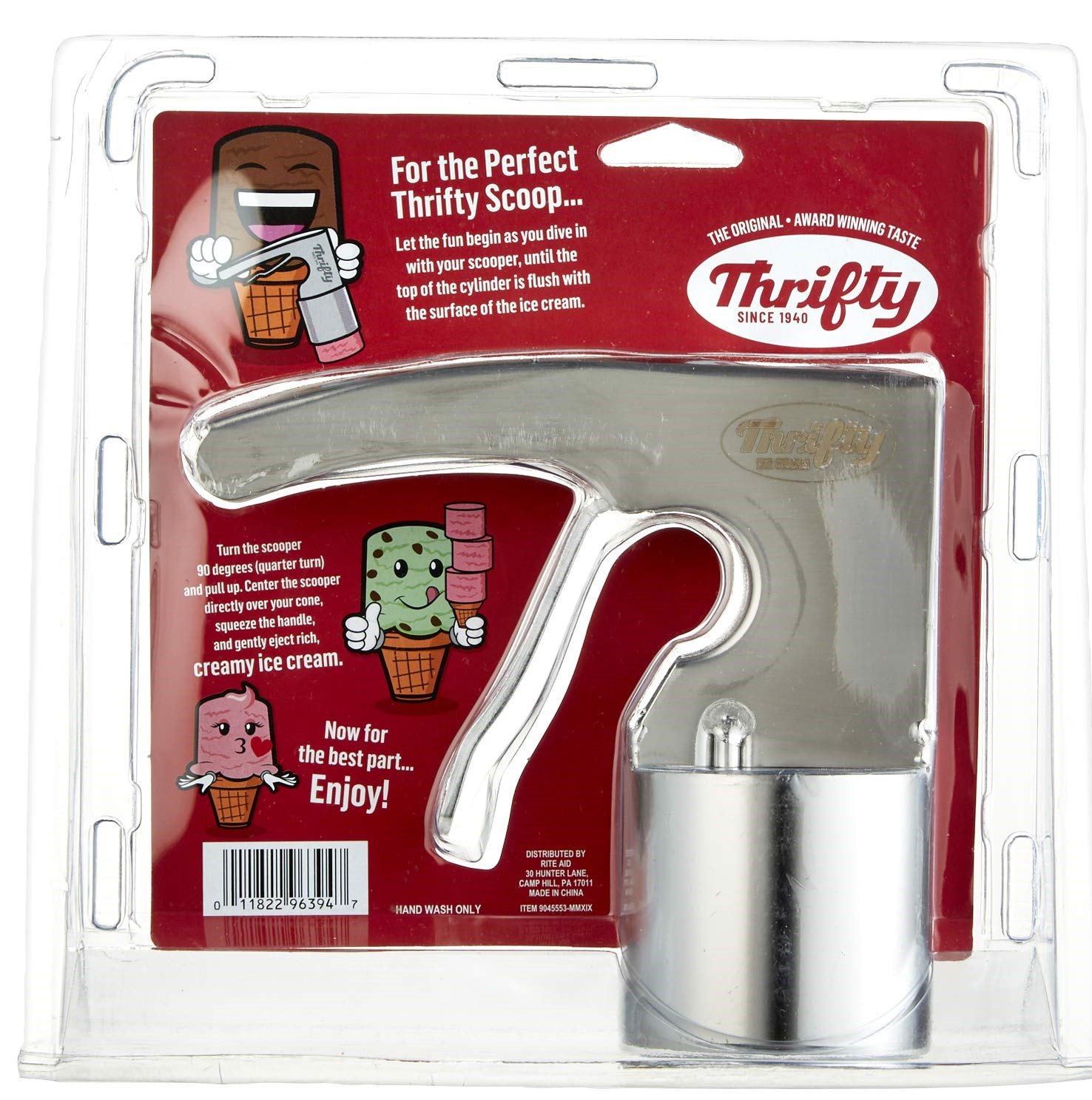 Cuchara de helado de acero inoxidable 304 Cuchara de helado