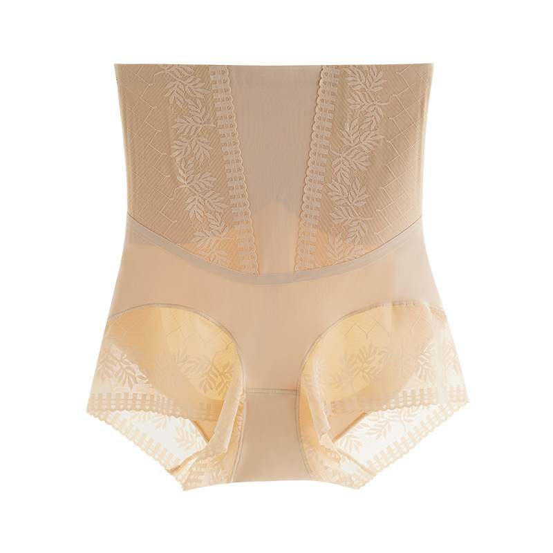 Nuevo encaje de cintura alta vientre que forma la ropa interior de las mujeres fuerte vientre que forma la cintura sin costura que forma la cadera Boxer vientre que forma los pantalones